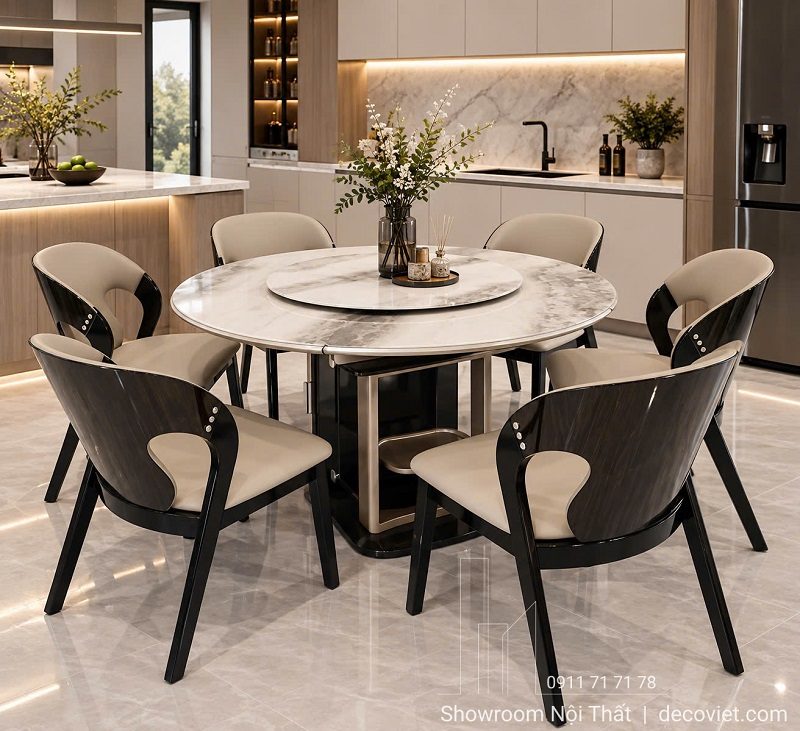 Bàn Tròn Gấp Gọn Thông Minh 2823S
