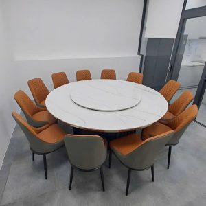 Bàn Tròn Mặt Đá 2m 12 Ghế 2880S
