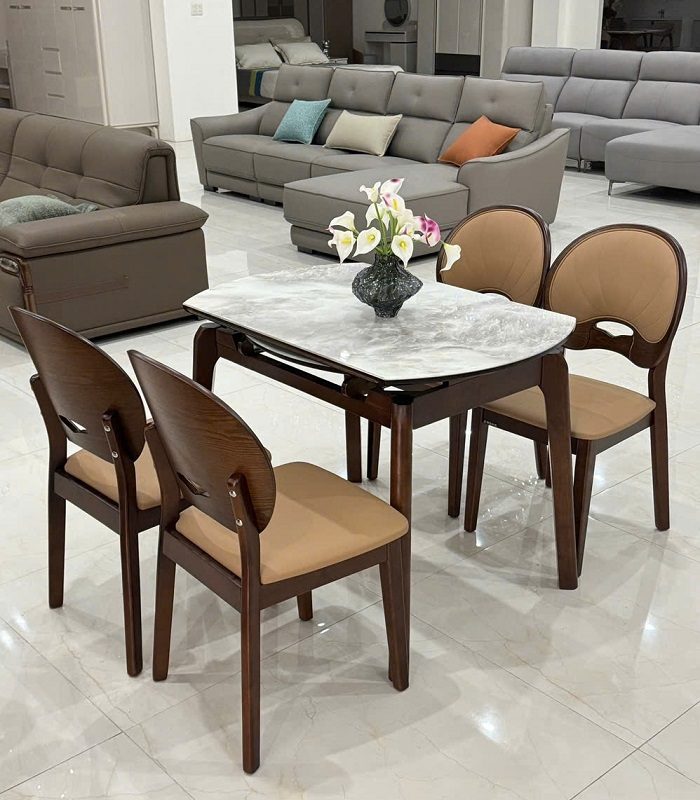 Bàn Tròn Thông Minh Nhập Khẩu 4 Ghế 2680S
