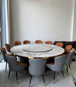Bàn Tròn Xoay 12 Ghế Cao Cấp 2686S