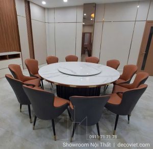 Bàn Tròn Xoay 2m 12 Ghế 2761S