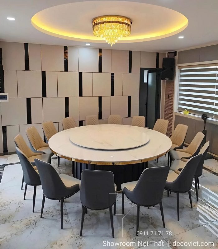 Bàn Tròn Xoay Lớn 14 Người 2763S