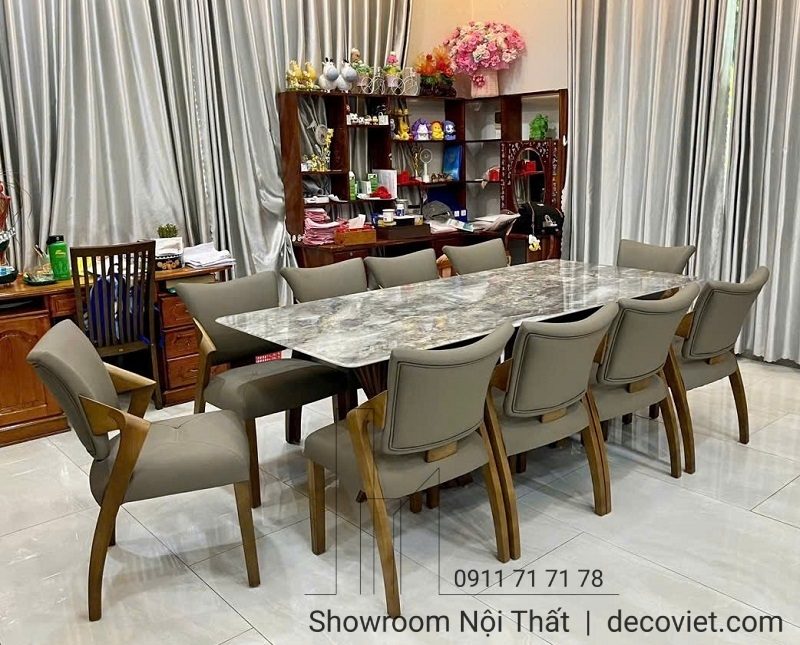 Bộ Bàn Ăn 10 Ghế Cao Cấp 2421S