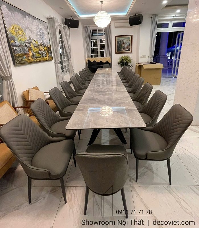 Bộ Bàn Ăn 22 Ghế Dài 5m2 2794S