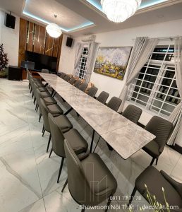 Bộ Bàn Ăn 22 Ghế Dài 5m2 2794S