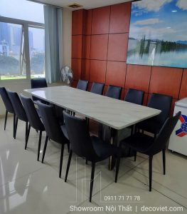Bộ Bàn Ăn 2m4 Mặt Đá 12 Ghế 2786S
