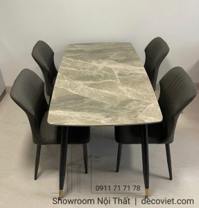Bộ Bàn Ăn 4 Ghế 1m2 2491S