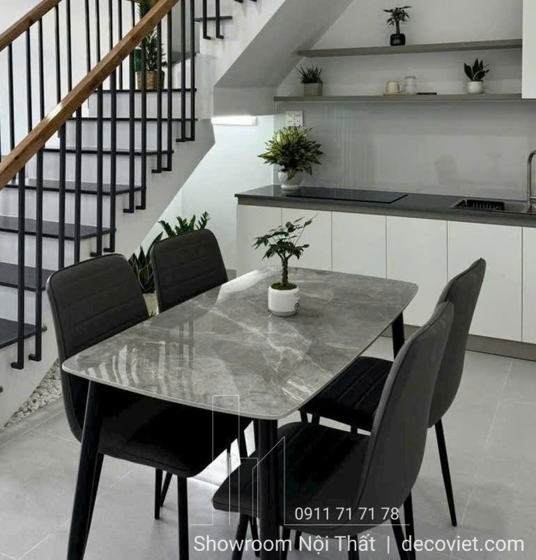 Bộ Bàn Ăn 4 Ghế 1m2 Hiện Đại 2492S