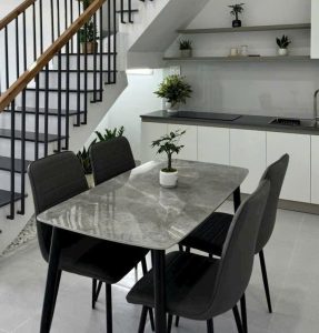 Bộ Bàn Ăn 4 Ghế 1m2 Hiện Đại 2492S