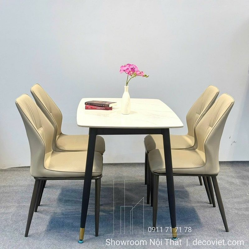 Bộ Bàn Ăn 4 Ghế Cho Nhà Nhỏ 2657S