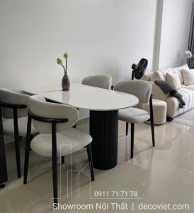 Bộ Bàn Ăn 4 Ghế Đẹp 2458S