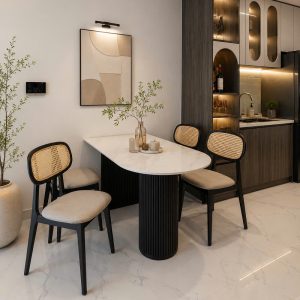 Bộ Bàn Ăn 4 Ghế Đẹp Hiện Đại 2976S