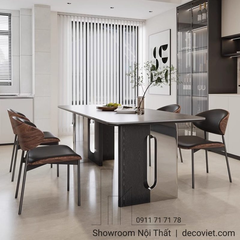 Bộ Bàn Ăn 4 Ghế Nhập Khẩu 2445S