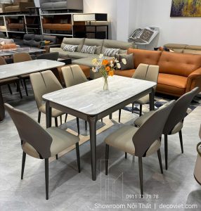 Bộ Bàn Ăn 6 Ghế Cho Nhà Nhỏ 2922S