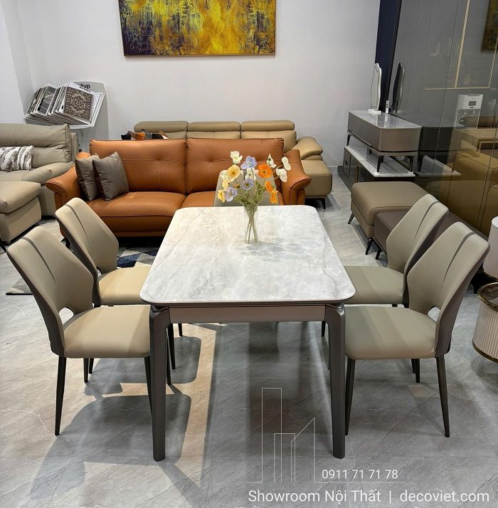 Bộ Bàn Ăn 6 Ghế Cho Nhà Nhỏ 2922S