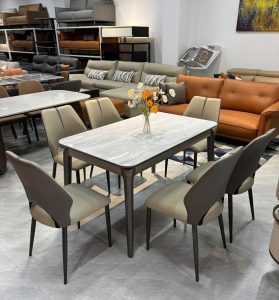 Bộ Bàn Ăn 6 Ghế Cho Nhà Nhỏ 2922S