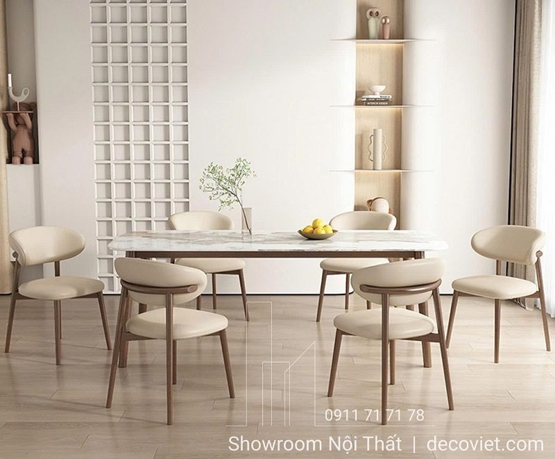 Bộ Bàn Ăn 6 Ghế Đẹp 2463S