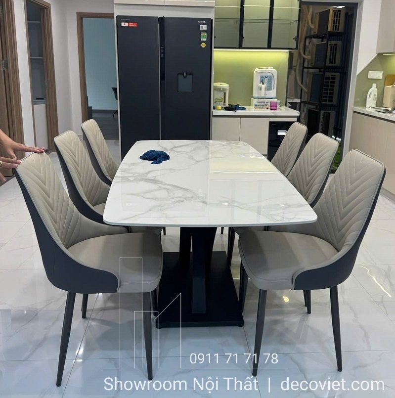 Bộ Bàn Ăn 6 Ghế Giá Rẻ 2411S