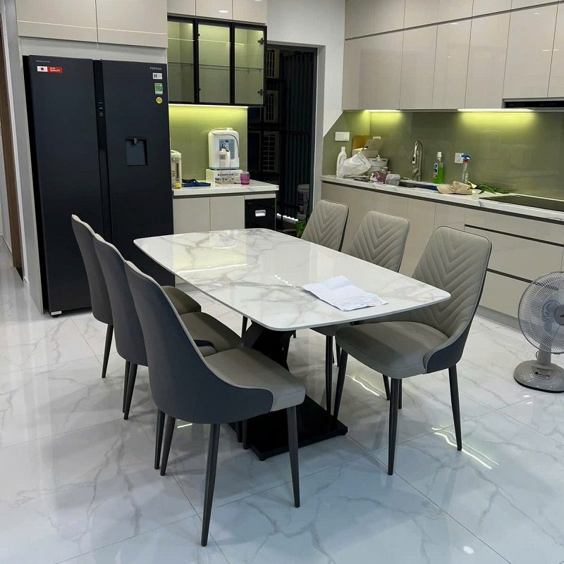 Bộ Bàn Ăn 6 Ghế Giá Rẻ 2411S