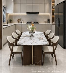 Bộ Bàn Ăn 6 Ghế Gỗ 2941S