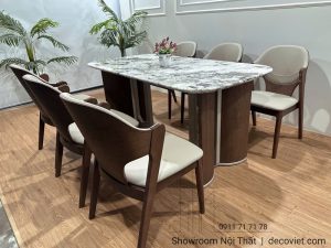 Bộ Bàn Ăn 6 Ghế Gỗ 2941S