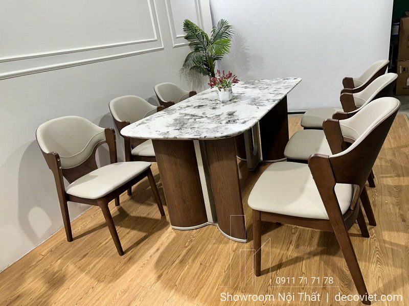 Bộ Bàn Ăn 6 Ghế Gỗ 2941S