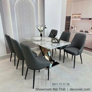 Bộ Bàn Ăn 6 Ghế Hiện Đại 2718S