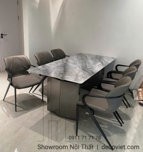 Bộ Bàn Ăn 6 Ghế Mặt Đá 2540S