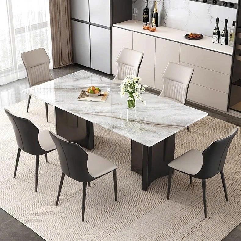Bộ Bàn Ăn 6 Ghế Mặt Đá 2715S