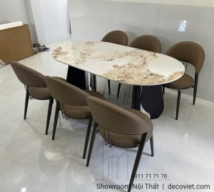 Bộ Bàn Ăn 6 Ghế Mặt Đá 2722S