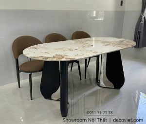 Bộ Bàn Ăn 6 Ghế Mặt Đá 2722S