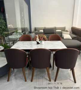 Bộ Bàn Ăn 6 Ghế Mặt Đá 2805S