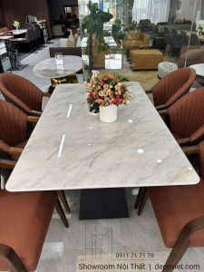 Bộ Bàn Ăn 6 Ghế Mặt Đá 2805S