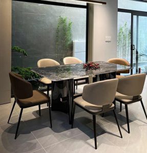 Bộ Bàn Ăn 6 Ghế Nhập Khẩu 2452S
