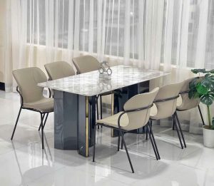 Bộ Bàn Ăn 6 Ghế Nhập Khẩu 2543S
