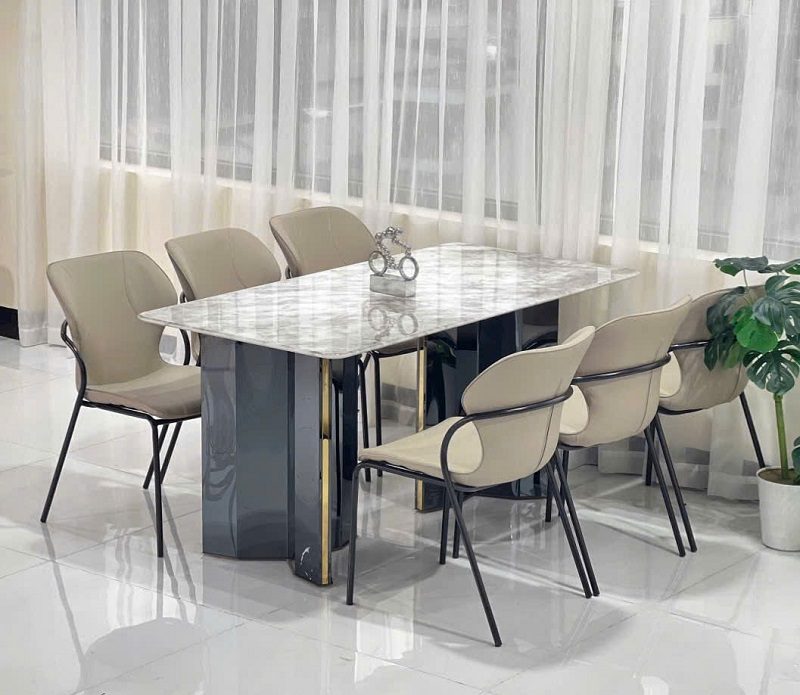 Bộ Bàn Ăn 6 Ghế Nhập Khẩu 2543S