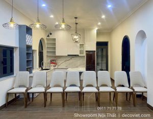 Bộ Bàn Ăn 8 Ghế Cao Cấp 2404S