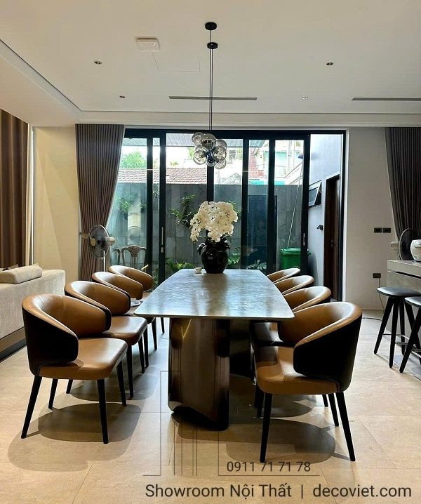 Bộ Bàn Ăn 8 Ghế Cao Cấp 2477S