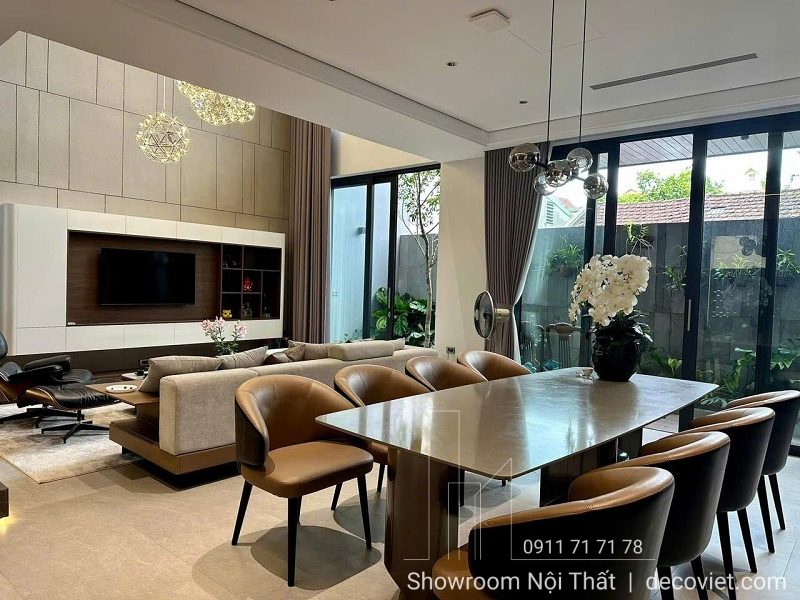 Bộ Bàn Ăn 8 Ghế Cao Cấp 2477S