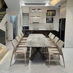 Bộ Bàn Ăn 8 Ghế Cao Cấp 2499S