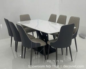 Bộ Bàn Ăn 8 Ghế Giá Rẻ 2409S