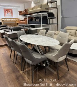 Bộ Bàn Ăn 8 Ghế Hiện Đại 2400S