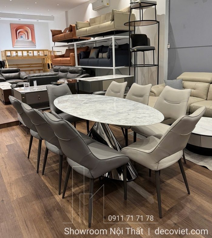 Bộ Bàn Ăn 8 Ghế Hiện Đại 2400S