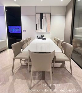 Bộ Bàn Ăn 8 Ghế Hiện Đại 2538S