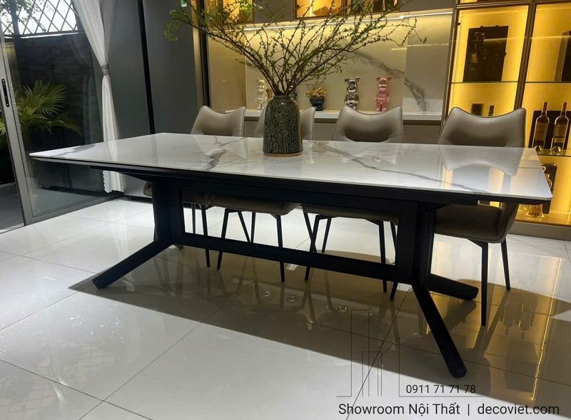 Bộ Bàn Ăn 8 Ghế Hiện Đại 2830S