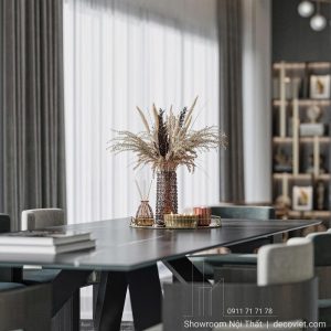 Bộ Bàn Ăn Cao Cấp 10 Ghế 2913S