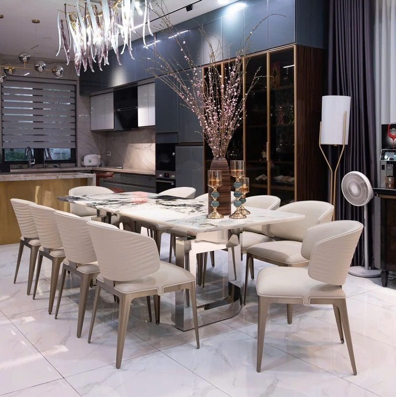 Bộ Bàn Ăn Cao Cấp 10 Ghế 2939S