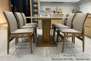 Bộ Bàn Ăn Gỗ 6 Ghế Hiện Đại 2847S