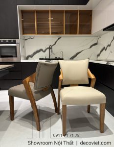 Bộ Bàn Ăn Gỗ 8 Ghế Mặt Đá 2464S