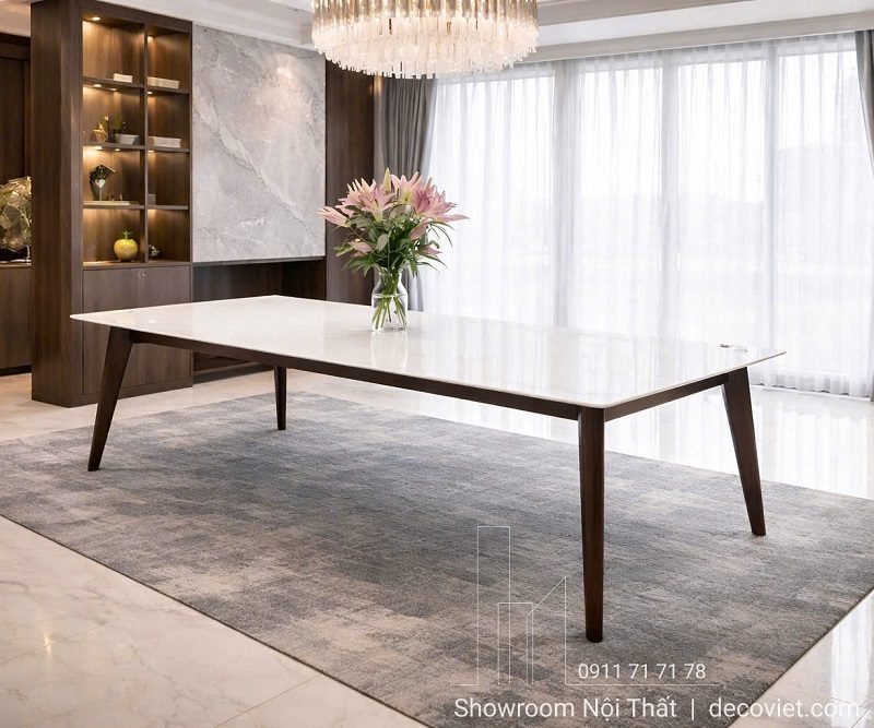 Bộ Bàn Ăn Gỗ Sồi Cao Cấp 2921S